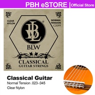 Tali Gitar BLW Classical Guitar String Set Clear Nylon Guitar Strings Set Normal Tension (6 strings) C2099