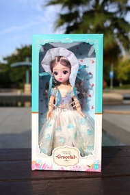 New Movable Joints BJD Doll Cute Princess Doll Gift with Fashion Dress for Girls Toy