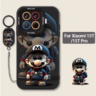 Xiaomi 15T 14T Pro Casing Xiaomi 15T 14T 5G Casing Cartoon Anime Mario Matte Soft Silicone Shockproo