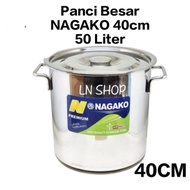 40cm Stainless Steel Stock Pot • Jumbo Pot