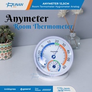 Dsn - Anymetre Large Room Thermometer - Analog Room Thermometer Hygrometer