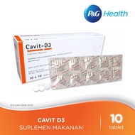 Cavit D3 10 Caps Strip Vitamin D dan Kalsium