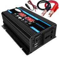 【adorb2】300W 12V To 220V/110V Dual USB LED Car Power Inverter Converter Modified Wave
