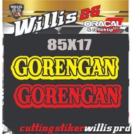 FRIED WRITING STICKER, STICK STICKER FOR SALES NAME 85 CM