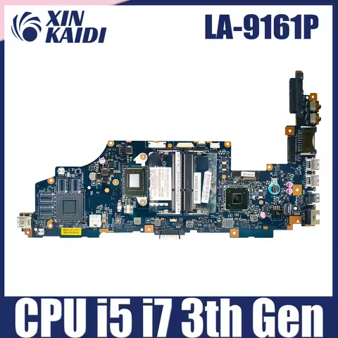 For Toshiba Satellite U945 U940 Mainboard Laptop Motherboard LA-9161P i3 i5 i7 Original HighQuality 
