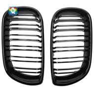 Sale 2pcs Grill Depan Mobil Warna Hitam Glossy Untuk Bmw E46 3 Series