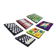 🚓All-in-One Chessboard Chess Piece Set Puzzle Chess Small Chess Magnetic Children's Game Wholesale
