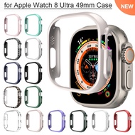 【W&amp;G】Watch Case for Apple Watch Ultra 49mm Disk Protective Case for Computer Hollow Frame Bumper for Iwatch 8 Pro/Ultra YFBK