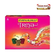 Mangaldeep Treya Power of 3 In 1 Sambrani Cups 9pcs