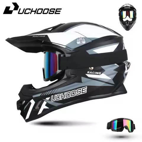 DOT Helmets Motocross Kask Cross Downhill Soporte Casco Off Road Helmet Racing Classic Motorcycle Or