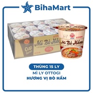 [BOX15LY]- OTTOGI - Ottogi Cup Noodles with Beef Stew flavor, Ottogi Instant Cup Noodles, Otogi Stew