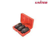 1/2" 3PCS IMPACT DEEP SOCKET SET (12 POINT)