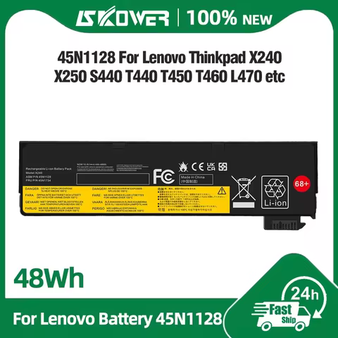 SKOWER 45N1125 45N1128 Battery for Lenovo Thinkpad A275 P50S W550 L450 L470 T440 T450 T460 X240 X250