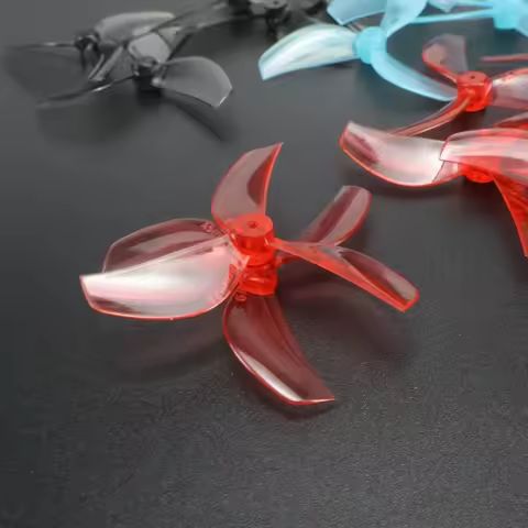 8PCS Gemfan 45mm 3-Blade PC Propeller T-Mount 1mm 1.5mm 0805 Motor For FPV RC Freestyle Tinywhoop Dr