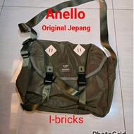 Sling Bag Anello Japanese Medium greenOriginal
