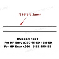 Rubber Feet on Bottom For HP Envy x360 15-ED 15-EE 15M-EE 15M-ED Rubber Feet Silver/Brown 2 pcs