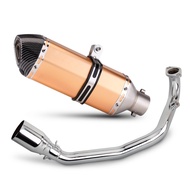 motorcycle exhaust pipe gy6 exhaust system tank 200 efi scooter for yamaha zuma gy6 200cc