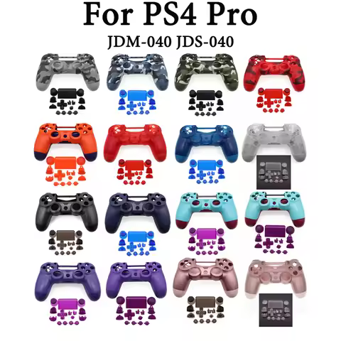 DIY Full Shell Case Housing and Buttons For PS4 Pro 040 Controller Replacement Parts Joystick JDS-04