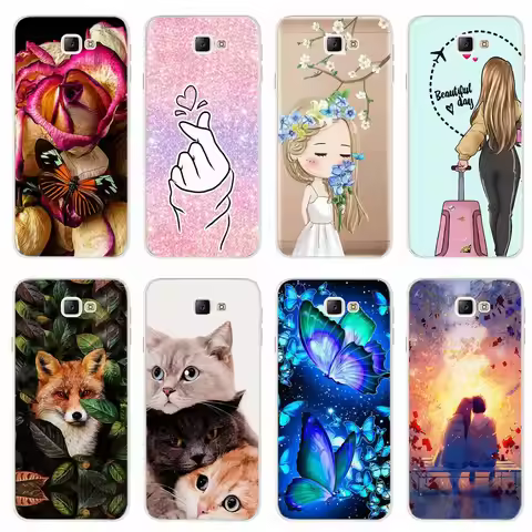 For Samsung Galaxy J7 Prime Case SM-G610F Soft Silicone TPU Phone Cover For Samsung J7 Prime J7Prime