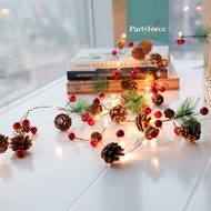 [SG Seller] - Christmas Pine Cone Bell fairy light for Christmas decoration gift