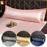 48x120cm 48x150cm Luxury Body Couple Long Pillow Satin Silk Pillow Case Soft Top Quality Mulberry Pillowcase