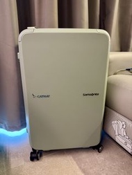 【全新限量】Cathay x Samsonite 新秀麗 28吋淺玉色行李箱（特大容量 105L / 10年原廠保養）