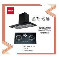 Teka DSI 90 AD VR2 Hood (1500m3/h) + G82 3G AI AL Hob (5.0KW)