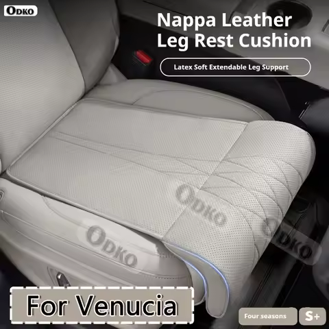 For Venucia D60 EV D50 R50 R50X New Car Seat Rest Cushion Nappa leather Seat Extender Leg Cushion Me