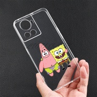 For Huawei Y7 Pro 2019 Y9 2019 Y9 Prime 2019 Y7 Prime Y6 Pro 2019 Y5 Y6 Y7 2019 Y6 2018 Y5 Prime 2018 Patrick Star SpongeBob Transparent Phone Cases cover protective casing