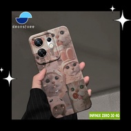 INFINIX ZERO 30 4G CAT MOTIF CASE - 37 - SOFTCASE HARDCASE PROTECT CAMERA BACK PROTECTOR HANDPHONE-S