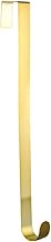 dobar Gold Wreath Hanger - 11.5" Metal Wreath Hook
