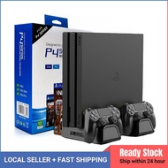 PS4 DOBE Multifunctional Cooling Fan Charging Stand [PS4 Slim / PS4 Pro / Regular PS4]