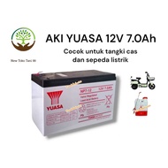 Aki 12v 7ah YUASA baterai tangki semprot elektrik AKI YUASA BATERE