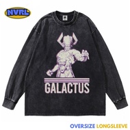 Oversize longsleeve marvel galactus washed washed vintage tee