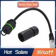 CAT6 Adapter Connector RJ45 Network Head with Shielded Signal Aviation 25cm CAT6 Cable Adapter