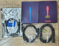 RCA HDMI 4K CABLE 1條 RF COAXIAL CABLE 1條 MOSHOU HDMI 4K CABLE 1條 共3條 未開封未使用新品入手困難希小品100%正版   ！！(只限信和