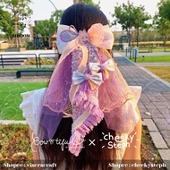 Anibow Kokomi 1 Genshin Impact Bow Hairpin Cosplay Accessories Hairpiece Headpiece