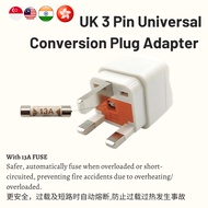 UK 3 PIN UNIVERSAL CONVERSION PLUG ADAPTER