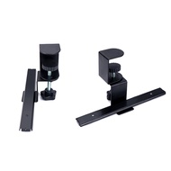 Adjustable Keyboard Tray Under Desk Slide Undermount Keyboard Holder Clamp-on Rail Height Adjustable