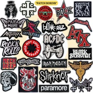 Patch Emblem Music Band Embroidery Logo Iron Patch Sewing Accessories Emblem Patch Band Embroidery P