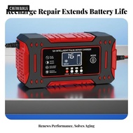[CHiWANji] Battery Charger Practical Pulse Repair Charger for Van Truck Motorcycle