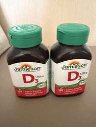 Jamieson 維他命D3 1000IU (兩樽)