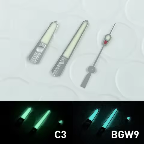 Marine MM300 Master SBDX Watch Hands Set Mod For 4R35 4R36 NH35A NH36A NH38 Mov't C3 BGW9 Super Lume