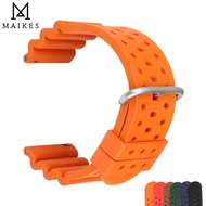 Rubber Watch Bands Quick Release 20mm 22mm 24mm Watch Accessories Orange Sport Watch Strap Smart Wat