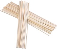 ORFOFE 100pcs Rattan Wood Replacement Sticks Rattan Reed Diffuser Sticks Aroma Diffuser Reed Dowel Rods Wood Sticks Bathroom Diffuser Supplement Stick Wooden Office Aromatherapy