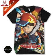 2024 fashion Frost Fire Boboiboy T-Shirt Boboiboy The Movie 2 REG-585