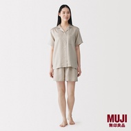 MUJI Lyocell Satin S/Slv Pajamas