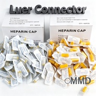 Heparin Cap, IV Cannula Catheter Luer Lock Heparin Caps for Human and Animals, Veterinary consumable