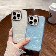 Shell Pattern soft case for iphone case 11 12 13 pro max for iphone 14 pro case 星空闪粉手机壳