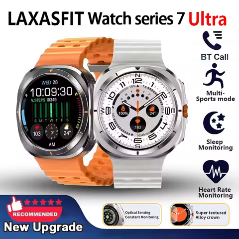 LAXASFIT 2025 New Men's Smart Watch 1.52-inch HD Large Screen Bluetooth Talk Sports Fitness Smartwat